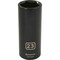 Dynamic 1/2" Drive Deep Socket, Black Phosphate, Tools 1/2" Drive 6 Point Metric, 23mm Deep Length D014223 - alternate 1